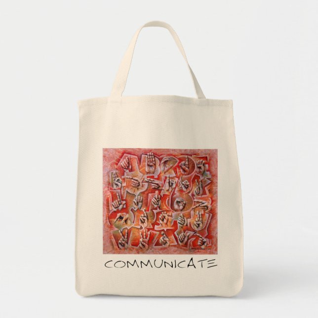 Bolsa Tote Comunique-se (Frente)