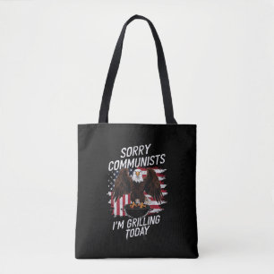Bolsa Tote Comunistas Desculpem Engraçados Estou Grellando Ho