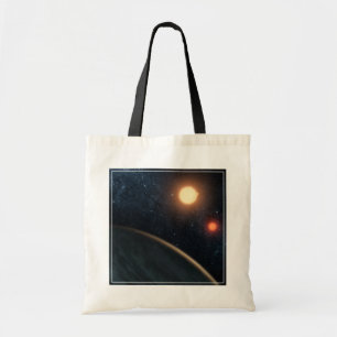 Bolsa Tote Conceito do artista Ilustrando Kepler-16b.