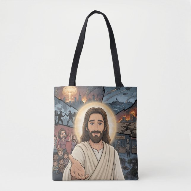 Bolsa Tote Concentre-se em Mim (Frente)