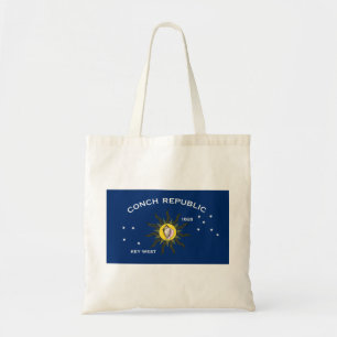 Bolsa Tote Conch Republic Flag Key West Florida