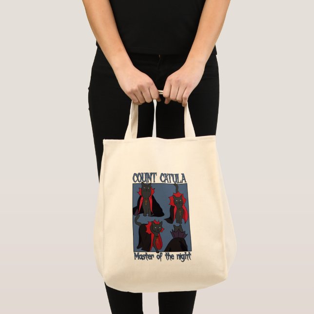 Bolsa Tote Conde Catula Mestre da Noite (Frente (produto))
