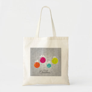 Bolsa Tote Condecorações bonitas e coloridas de Natal