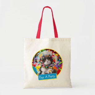 Bolsa Tote Cone de Festas de Cat In