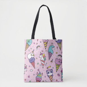 Bolsa Tote Cones de Sorvete de animais