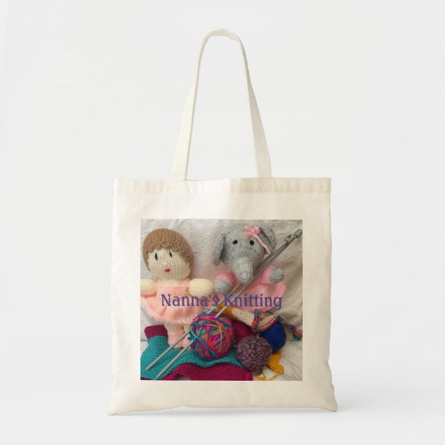 Bolsa Tote Confecção de malhas personalizada (Frente)