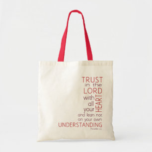 Bolsa Tote Confiança no senhor Saco