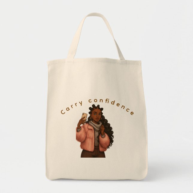BOLSA TOTE CONFIDENTE E ESTILOSA (Frente)