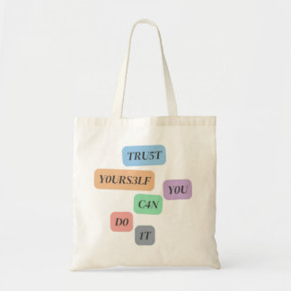 Bolsa Tote Confie em si mesmo
