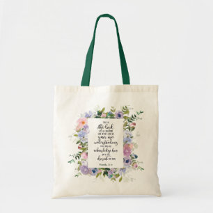 Bolsa Tote Confie no Lord floralTote Bag
