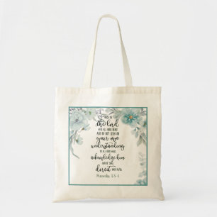 Bolsa Tote Confie no Senhor floral