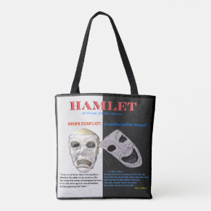 Bolsa Tote Conflito interno de Hamlet