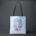 Bolsa Tote Conforto e segurança | Charlie & Snoopy Hug<br><div class="desc">Veja este design de amendoins super fofo com Charlie Brown e Snoopy.</div>