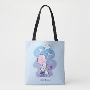 Bolsa Tote Conforto e segurança Charlie & Snoopy Hug
