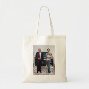 Bolsa Tote Conheceu o Presidente Donald Trump  Adicione Sua F