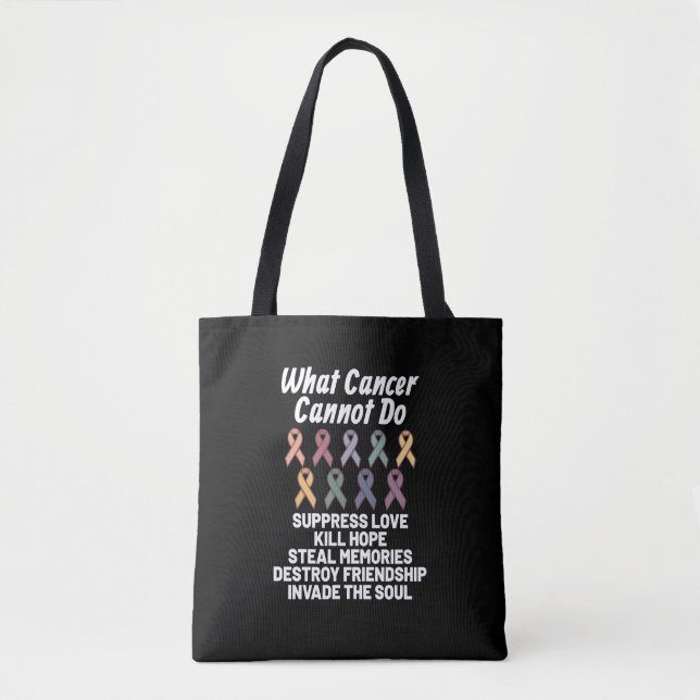 Bolsa Tote Conhecimento do Cancer: Que Cancer (Frente)