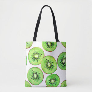 Bolsa Tote Conjunto de Aquaulas de Fruta Verde de Kiwi