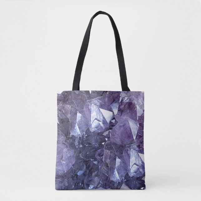 Bolsa Tote Conjunto de cristal Amethyst (Frente)