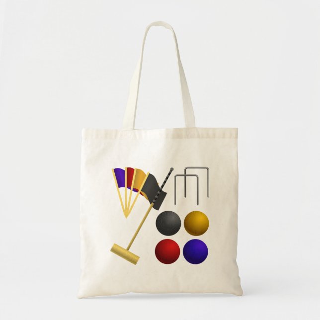 Bolsa Tote Conjunto de Equipamentos de Croqué Malho Bolas Arc (Frente)