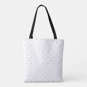 Bolsa Tote Conjunto de Pastas com Padrão de Triângulo Minimal