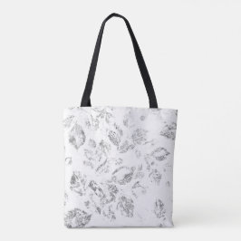 Bolsa Tote Conjunto de Pastas de Arquivos Botânicos Elegantes