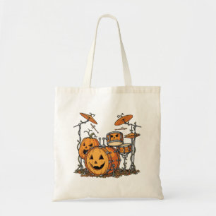 Bolsa Tote Conjunto de Tambores de Abóbora de Halloween