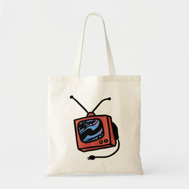 Bolsa Tote Conjunto de Tv (Frente)