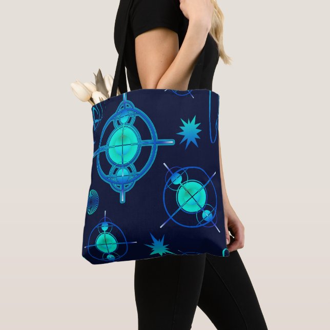 Bolsa Tote Connected Minds Pattern (Close Up)