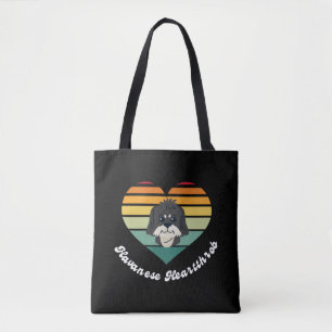 Bolsa Tote Conquistador Havanês - Camiseta de Havanês Fofa +