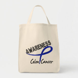 Bolsa Tote Consciência 3 do cancro do cólon