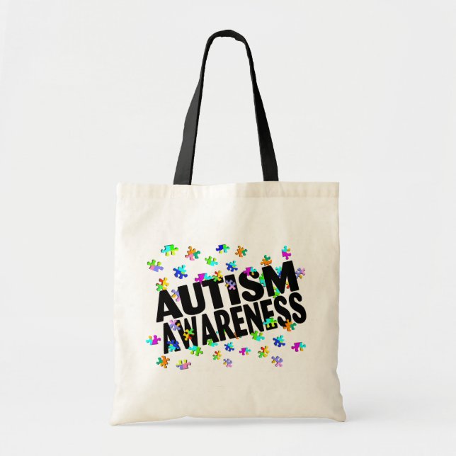Bolsa Tote Consciência do autismo (PP) (Frente)