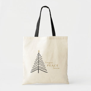 Bolsa Tote Consciência do cancer. Bolsas de Bolsas de Natal