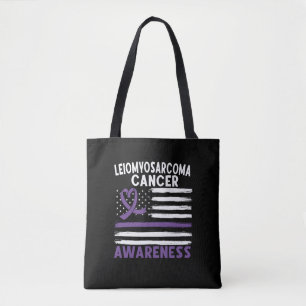 Bolsa Tote Consciência do Cancer Leiomiosarcoma