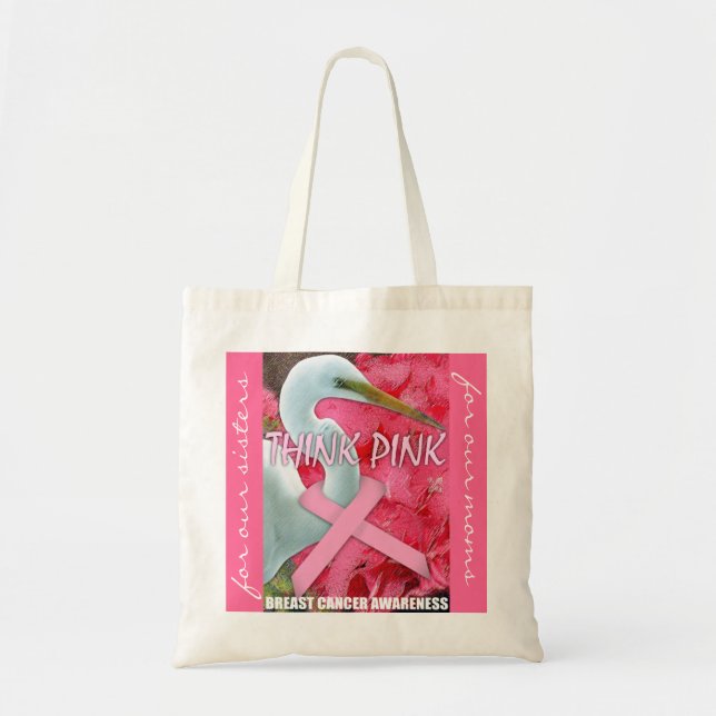 Bolsa Tote Consciência rosa (Frente)