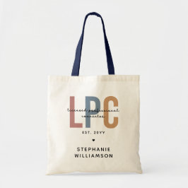 Bolsa Tote Conselheiro profissional licenciado para LPC perso