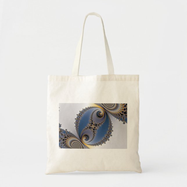 Bolsa Tote Consoante de esfera - Fractal (Frente)