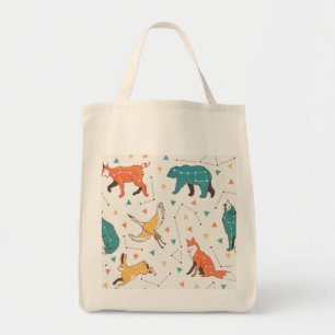 Bolsa Tote Constelação Astrológica Woodland Estrelas Anima
