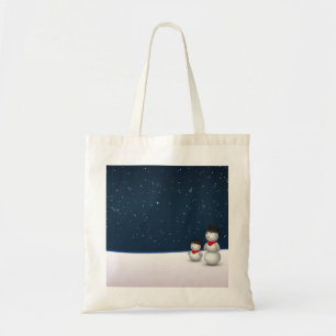 Bolsa Tote Constelação Cute Snowmen