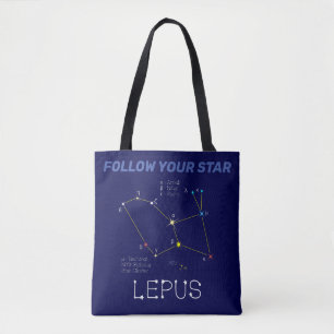 Bolsa Tote Constelação do Hemisfério Sul Lepus