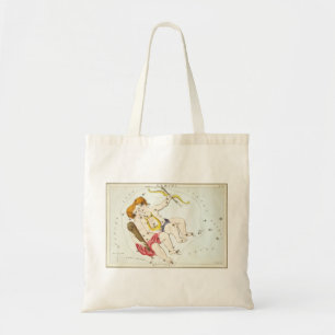 Bolsa Tote Constelação Gemini Espelho de Urania Impressão ant