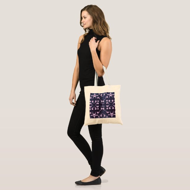 Bolsa Tote Constelação Primitiva Geométrica Abstrata  (Frente (modelo))