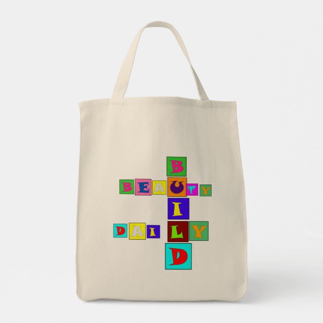 Bolsa Tote Construa a Beleza Diária (Verso)