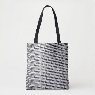 Bolsa Tote CONSTRUÇÃO CONCRETA DE cinzas