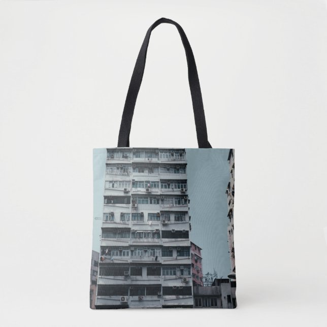 BOLSA TOTE CONSTRUÇÃO DE CONCRETOS BRANCOS (Frente)