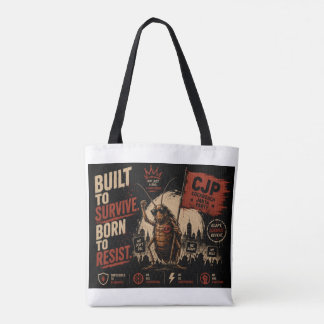 Bolsa Tote Construído para Sobreviver, Nascido para Resistir 