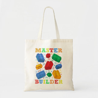 Bolsa Tote Construtor de tijolos Blocos engraçados Master Bui