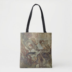 Bolsa Tote Conto de Fadas Vintage, A Sereia por Edmund Dulac