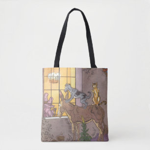 Bolsa Tote Conto de Fadas Vintage, Músicos da Cidade de Breme