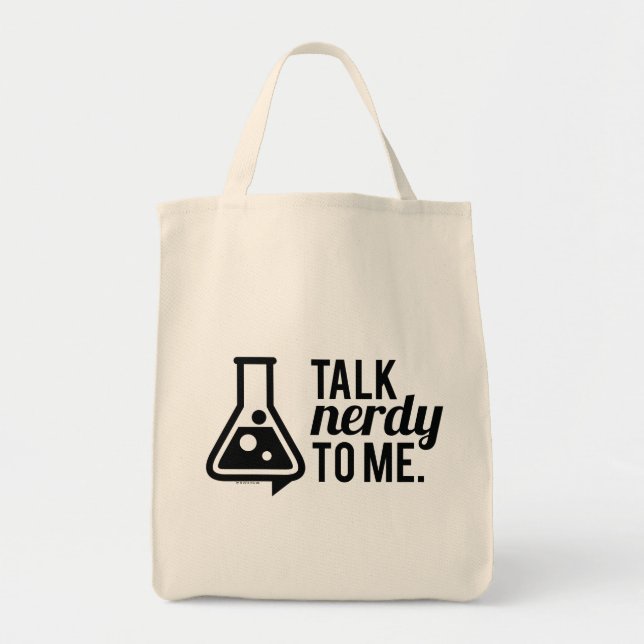 Bolsa Tote Conversa Nerdy (Frente)