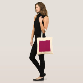 Bolsa Tote Convite de Casamento Bold Color Block – Magenta